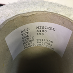 MISTRAL - Lanificio dell’Olivo; 75% хлопок, 15% вискоза, 10% п/а; 640м/100гр; Травка; col. 153, цвет: голубая нить с белыми "ворсинками"; есть мал. бобинка 133, 164гр. S711 MP