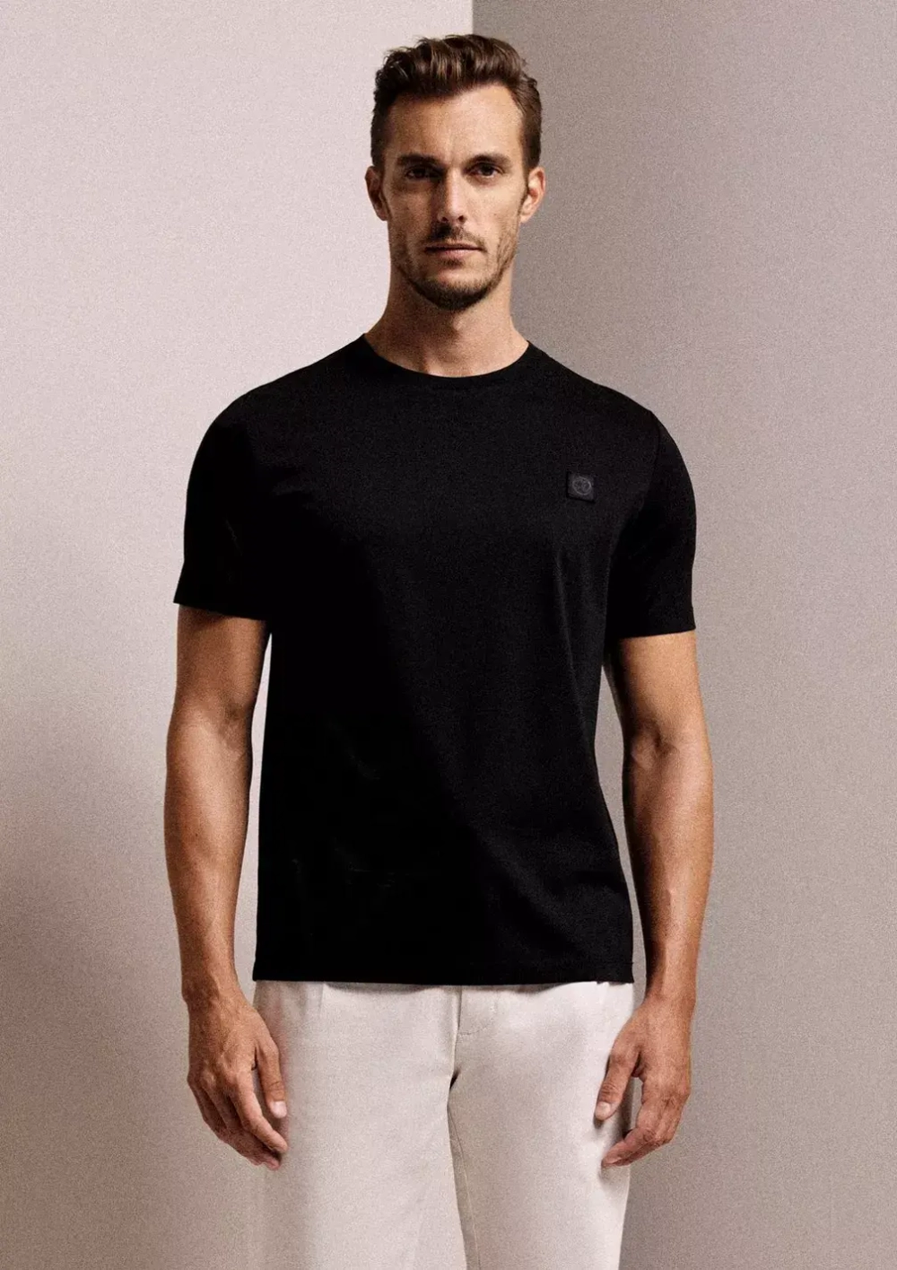Футболка из мерсеризованного хлопка с логотипом s.Oliver Black Label