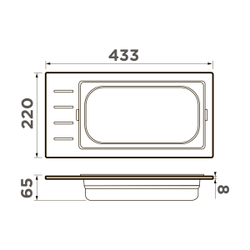 Контейнеры Omoikiri DC-01-1-LG