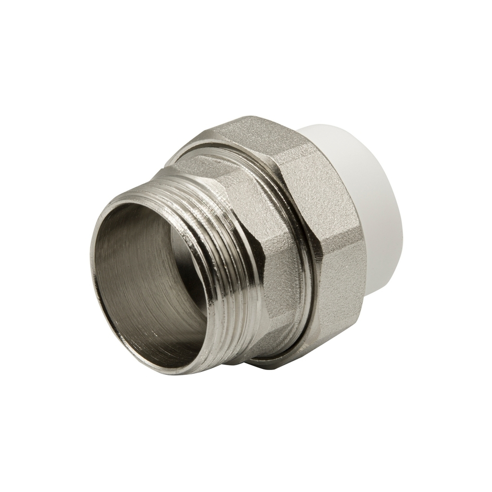 Муфта комб. разъемная, нар 32х1 1/4" EVER®  БЕЛЫЙ (Россия)