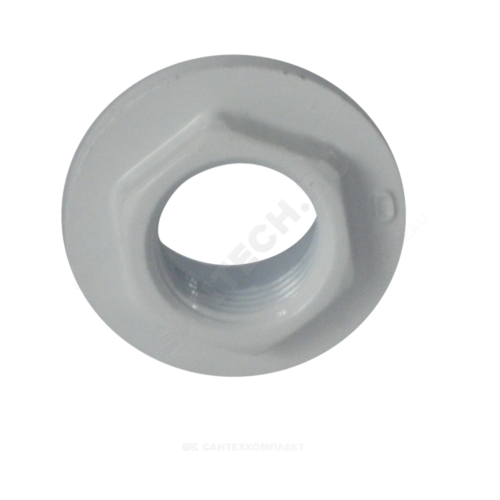 Заглушка (пробка) проходная 1"x1/2" правая резьба для алюминиевых и биметаллических радиаторов с прокладкой Ogint