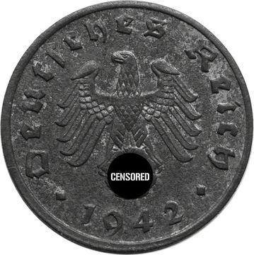 1 рейхспфенниг 1942 Германия (Третий рейх) "A"