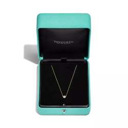 Подвеска из жёлтого золота с бриллиантом 0.05ct, Tiffany 💠 Yard - в наличии