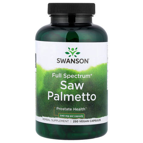 Swanson Vitamins, Full Spectrum Saw Palmetto, 540 мг, 250 капсул