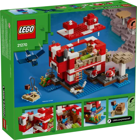 Конструктор LEGO Minecraft 21270 Мухоморный дом
