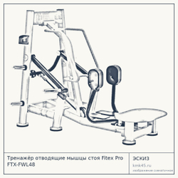 Тренажёр отводящие мышцы стоя Fitex Pro FTX-FWL48 — от 216 000 ₽