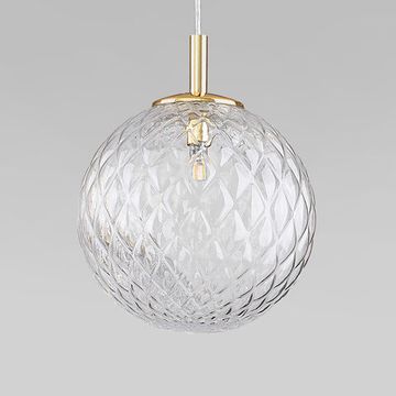 Подвесной светильник со стеклянными плафонами 1*G9 4609 золото Cadix Gold TK Lighting