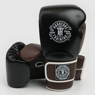Детские боксерские перчатки Hardcore Training HardLea Black/Brown