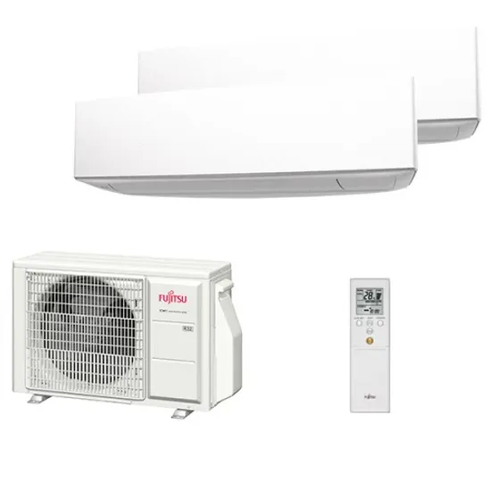 Мультисплит система на 2 комнаты Fujitsu ASYG07KETA + ASYG09KETA / AOYG14KBTA2