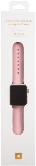 Ремешок moonfish для Apple Watch 38/40 мм, силикон, розовый