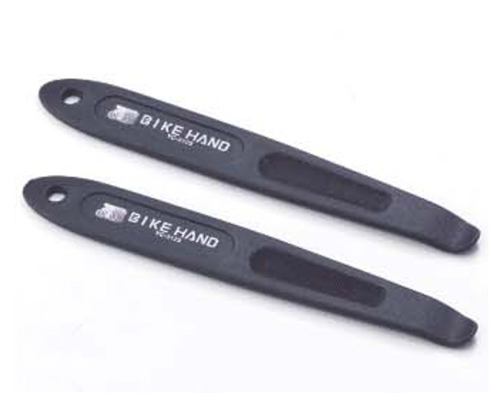 Монтажки BIKEHAND YC-3123 пластиковые 20 см удлинённые 2 шт чёрные