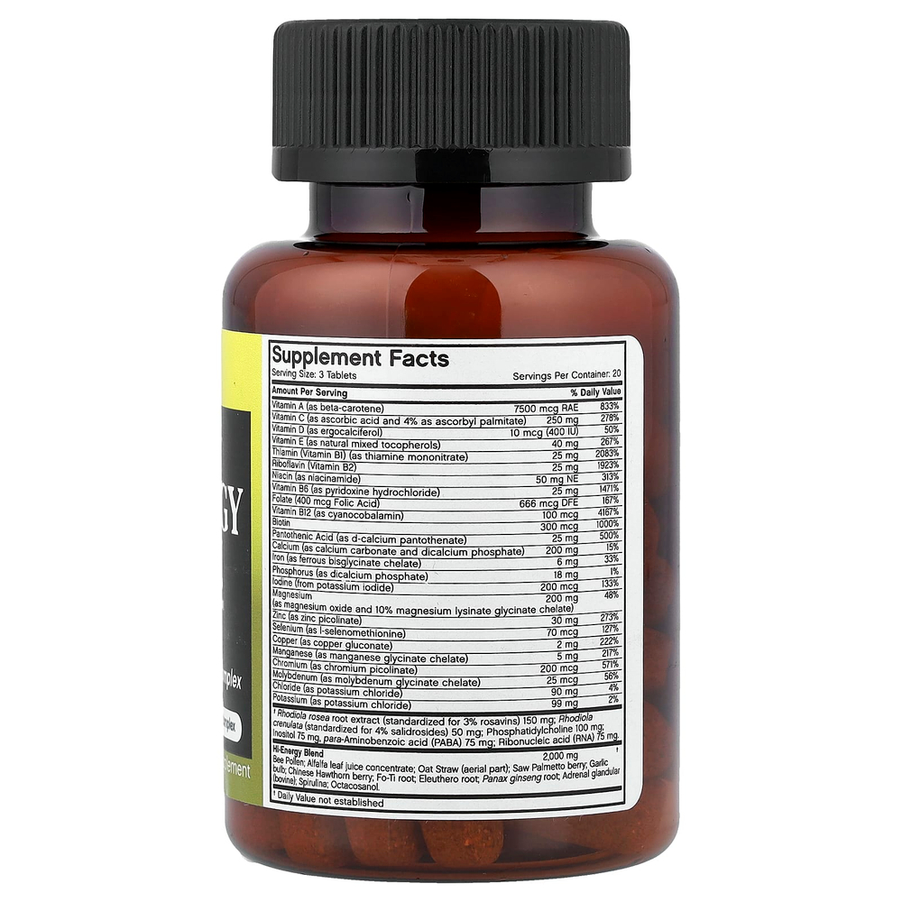 Futurebiotics, Hi Energy Multi For Men™, 60 таблеток