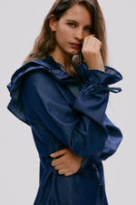 Джинсовое платье с оборками - H&M