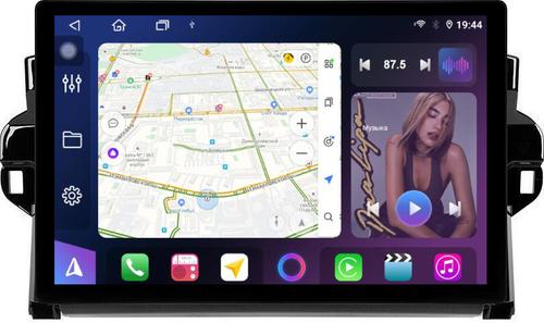 Магнитола для Toyota Fortuner 2015-2022 - FarCar BX877 монитор 13" 2K QLED на Android 13, TS10, 6+128, CarPlay, 4G SIM-слот