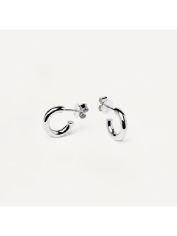 Серьги Mini Cloud Серебро 925 пробы покрытое родием