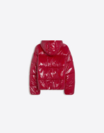 Мужская дутая куртка с капюшоном - BERSHKA