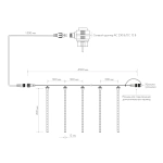 Светодиодная гирлянда ARD-ICEFALL-CLASSIC-D12-200-10PCS-CLEAR-32LED-LIVE BLUE (230V, 10.5W) (Ardecoled, IP65)