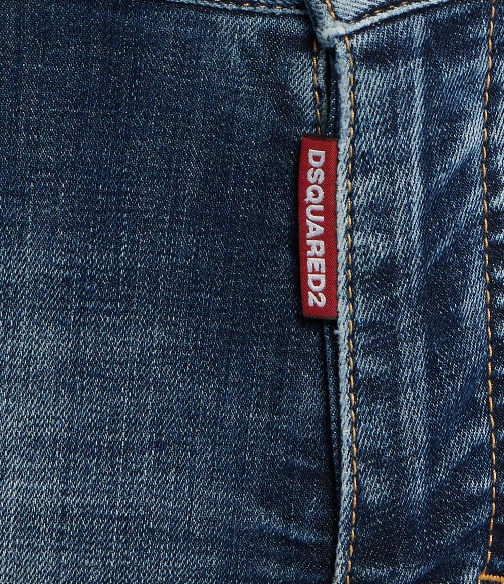 Джинсовые шорты Dsquared2 x Rocco Dsquared2 - голубой(S71MU0792 S30664)
