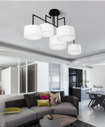 Ceiling design lamp  Noon 12 by Zeitraum (Grey)
