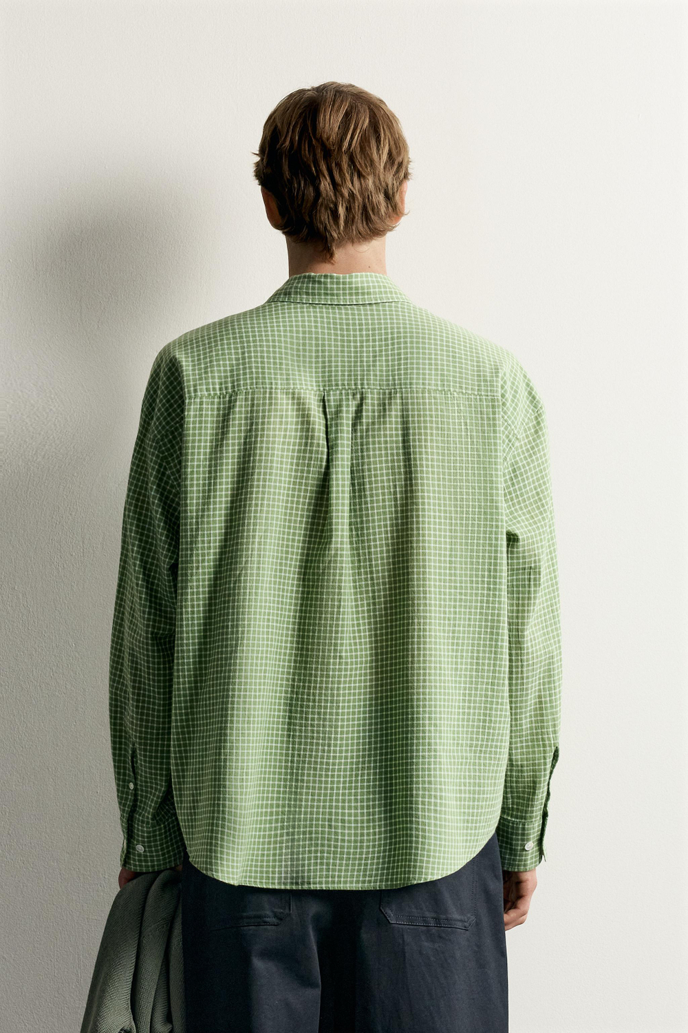 РУБАШКА RELAXED FIT В КЛЕТКУ — ZARA · 2906/306