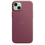 Тканевый чехол с поддержкой MagSafe Apple FineWoven Case для iPhone 15 Plus, Mulberry (Красная шелковица)