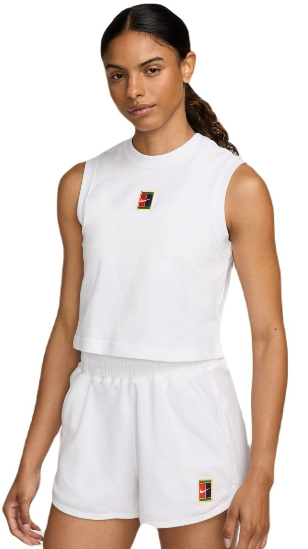 ОДЕЖДА ДЛЯ ТЕННИСА Женская, Майка NIKE COURT HERITAGE .