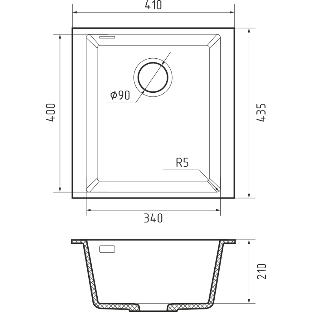 Rivelato SR-4134 Grigio puro