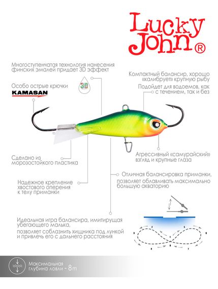 Балансир Lucky John BALTIC 4 40мм/29