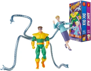 Hasbro Marvel Legends Spider-Man Animated Series VHS Box Doc Ock and Aunt May