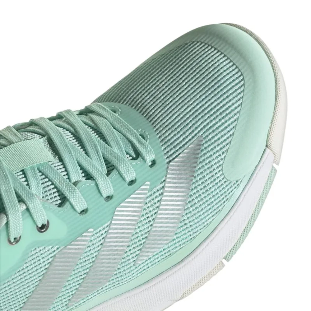 Женские кроссовки для padel Adidas Crazyquick LS Padel W - clear mint/silver metallic/white