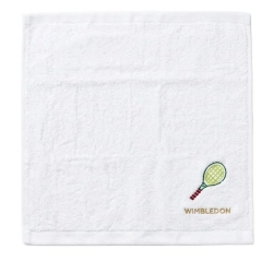 Полотенце теннисное Wimbledon Themed Face Towel Set 5P - white