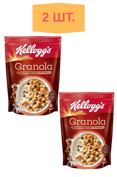 Kellogg's Granola Classic 340 г Хрустящие хлопья для завтрака - Kellogg's