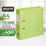 Папка-регистратор Attache Selection (Bantex) коллекция Strong 70 мм лаймовый/салатовый ПВХ с технологией Strong Line