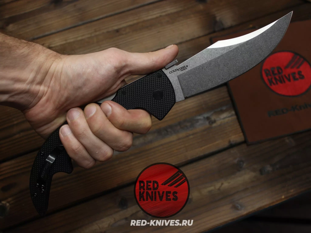 Нож Cold Steel Espada Large - черная рукоять, клинок стоунвош RK-483