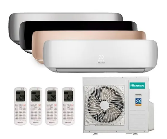 Мульти сплит-система Hisense 4 x AMS-09UW4RVETG00(C,S,B) / AMW5-36U4RQC