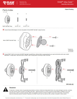 Крепление для смартфона RAM MOUNTS X-Grip Large с технологией Vibe-Safe и основанием под бачок тормоза/сцепления