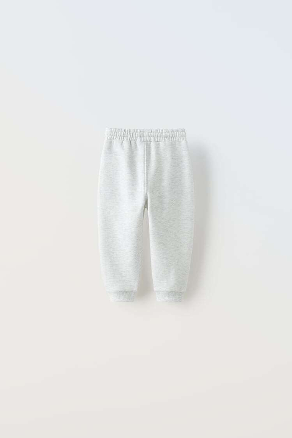 ZARA БРЮКИ ИЗ МЯГКОЙ ТКАНИ, СЕРЫЙ С МЕЛАНЖЕВЫМ ЭФФЕКТОМ