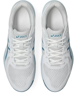 Мужские кроссовки для сквоша/бадминтона Asics Upcourt 6 - white/saba blue