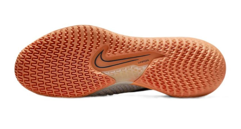 Мужские кроссовки теннисные Nike React Vapor NXT - white/khaki/light bone/orange trance