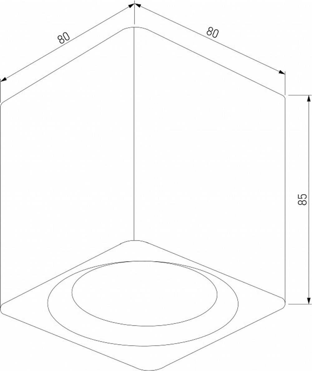 Накладной светильник Elektrostandard Matrix a065283