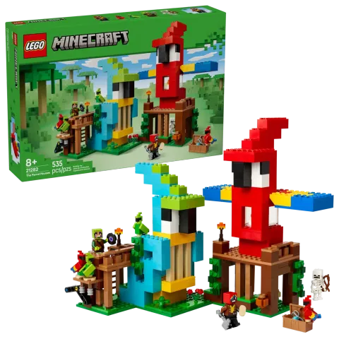 Конструктор LEGO Minecraft 21282 Домики для попугаев