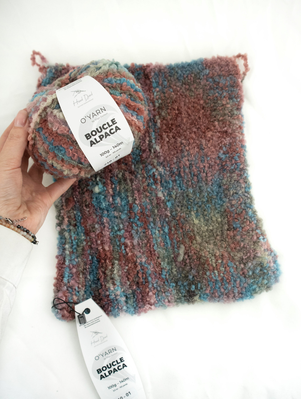 Пряжа O'Yarn BOUCLE ALPACA, 100г