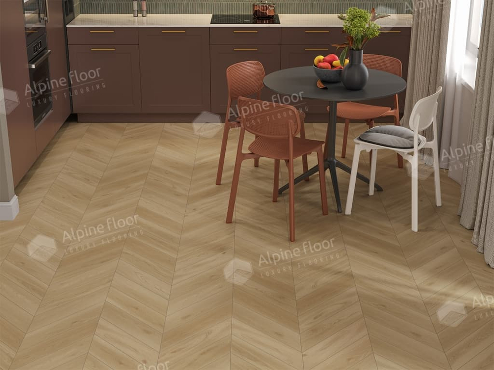Ламинат Alpine Floor Chevron Art 12 мм Дуб Монте-Роза 1.232 м2