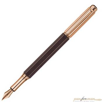 Перьевая ручка Carandache Varius Ebony wood GT перо F 18K (4490.132)