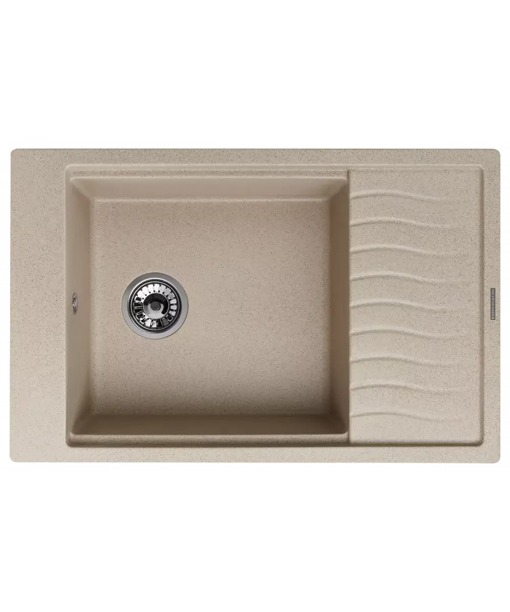 Кухонная мойка Kuppersberg MILA 1B1D SAND фото 