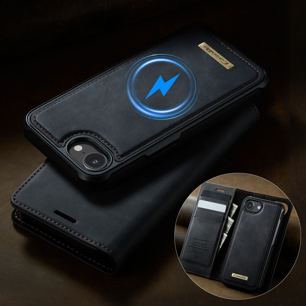 Чехол-кошелек CaseMe 2 in 1 MagSafe iPhone 16E