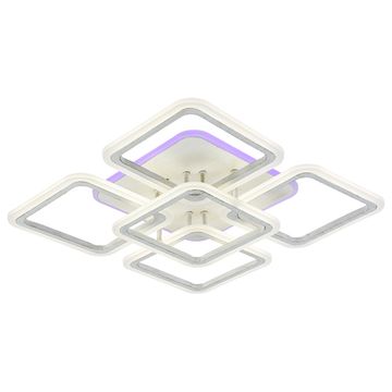 Светодиодная люстра 140W+10W 3000К-6000K RGB 8075/4+1 PGD патина/золото Profit Light