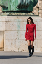 Мини-платье с запахом из джерси - H&M