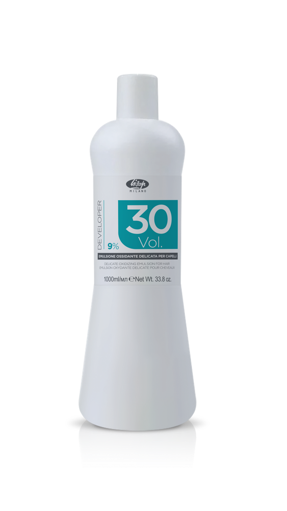 Оксидант-лосьон для волос 9% – Lisap Delicate Oxidizing Emulsion for hair 30 vol 1000 мл