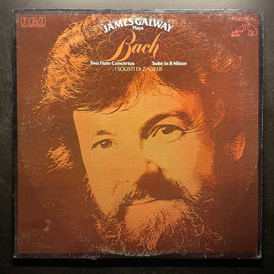 James Galway ‎– James Galway Plays Bach (США 1978г.)